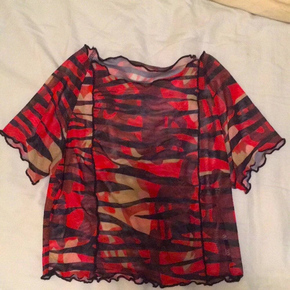 Mesh crop top